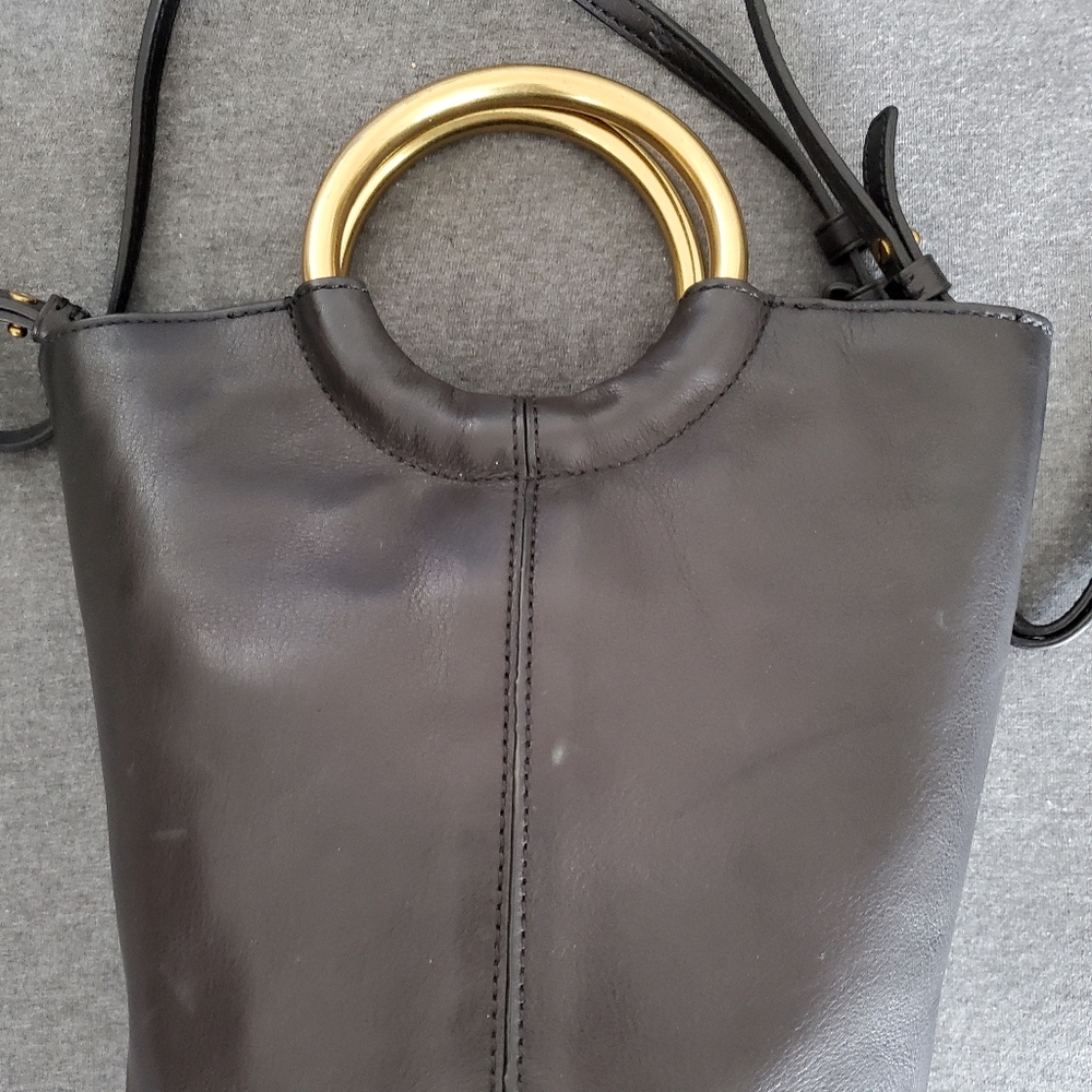 J CREW RETRO BRACELET LEATHER crossbody bag Round handles